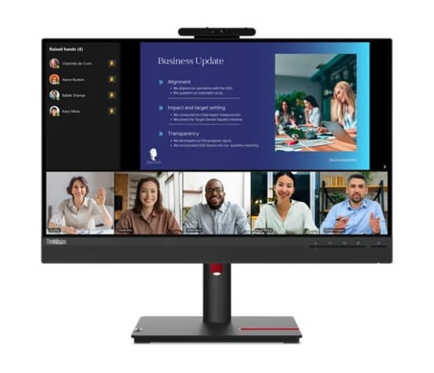 LENOVO 23.8'' 63D8MAT3EU Czarny - 1191355 - zdjęcie